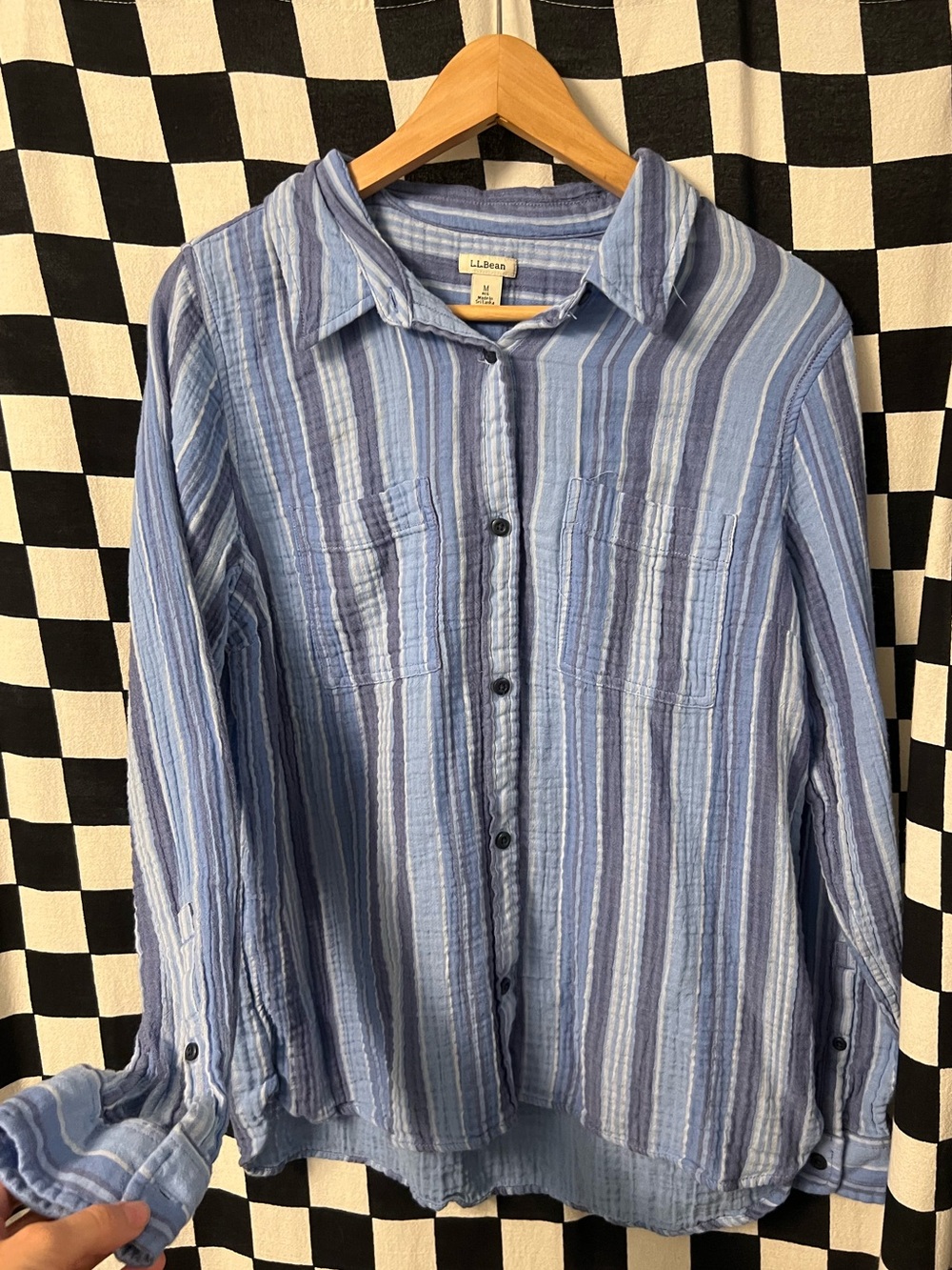 L.L.Bean Cloud Gauze Long Sleeve Shirt